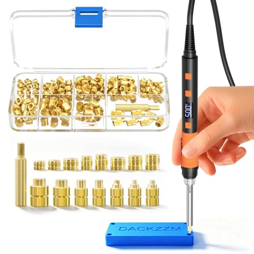 Image of Threaded Inserts Set, 220Pcs Heat Inserts & Heat Set Insert Tips