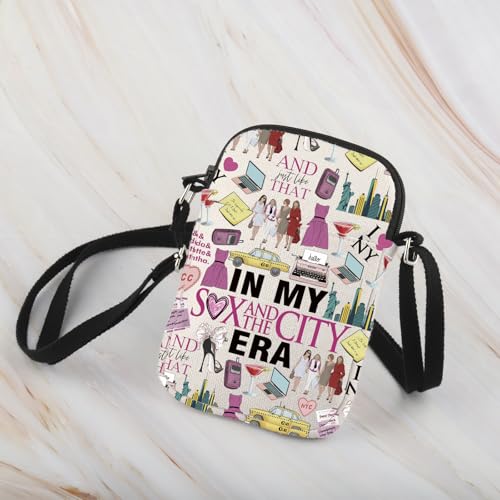 WCGXKO SATC Movie Gift In My Sex City Era Crossbody Bag Comedy Drama Series Gift Romantic Comedies Tv Show Merch3