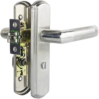 MJWDP Stainless Steel Silent Door Lock Bedroom Interior Door Handle Lock Security Mute Door Lock Household Hardware