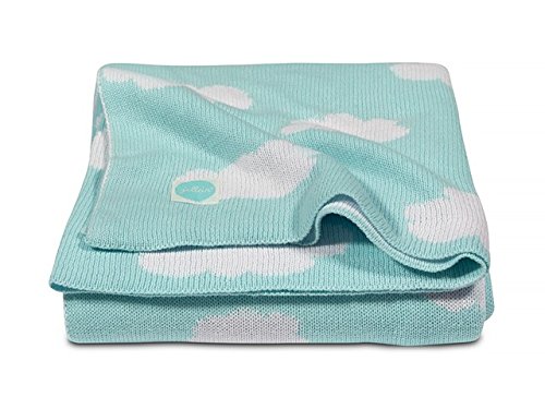 Little Naturals Gestrickte Decke, 100x150 Cm – Weich, Kuschelig, In Drops Grau