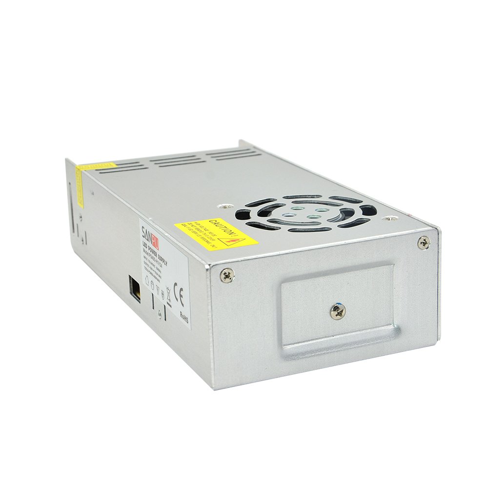 Alimentation à découpage LED 24 V 400 W 16 A Conducteur de tension constante 220 V 110 V AC/DC Transformateur d'éclairage Sortie unique (SANPU PS400-H1V24)