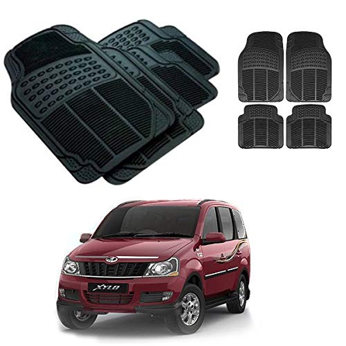 Trigcars Carpet Black Car Floor/Foot Mats for Mahindra Xylo Amazon.in