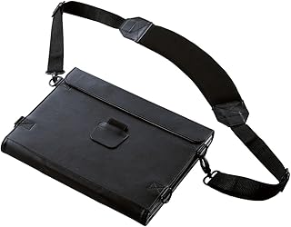 エレコム IdeaPad D330対応 ソフトレザーケース 手帳型 ショルダーベルト付 キーボード対応 ブラック TB-WDLV01PLFBK