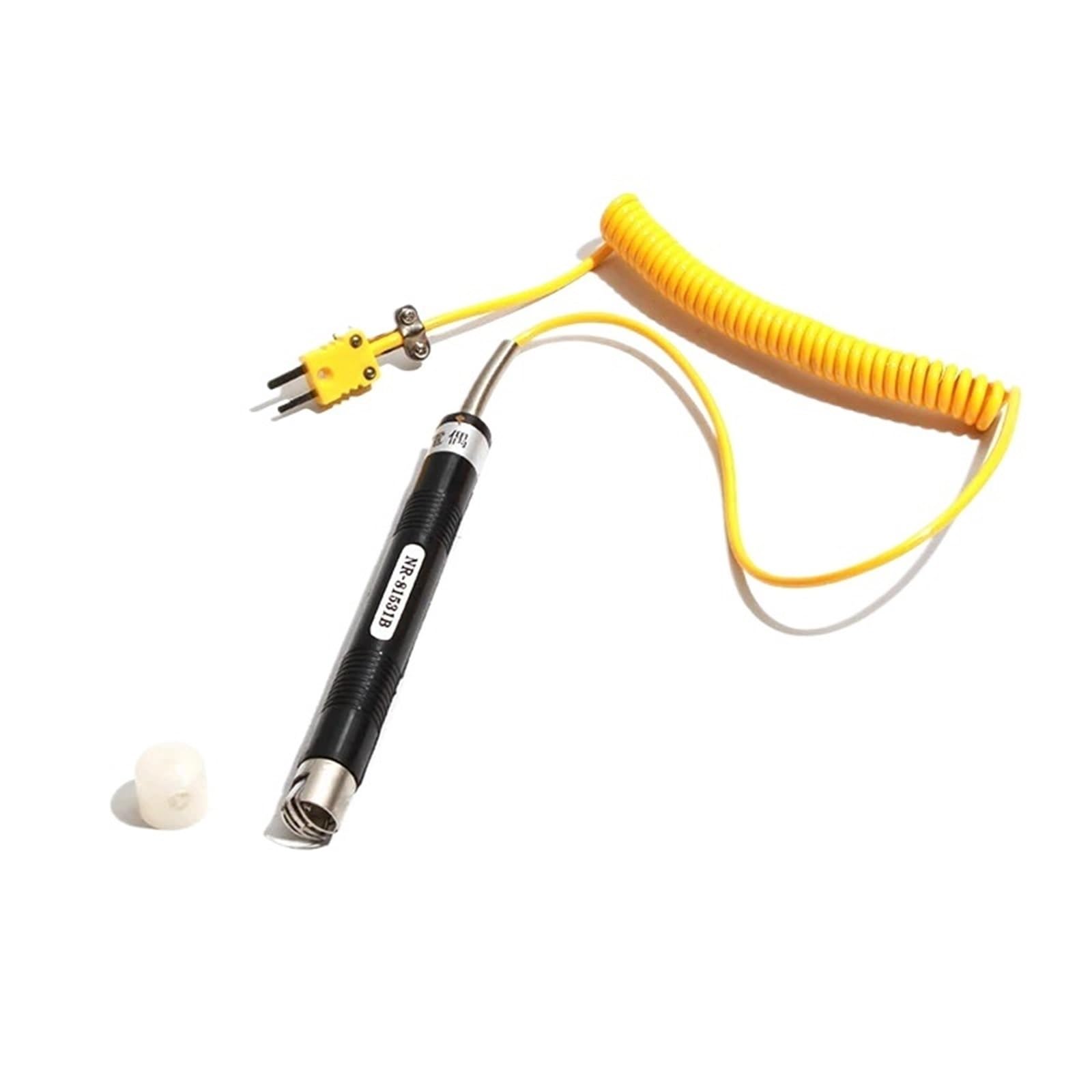 UDHBJEBQ NR-81531A / NR-81531B K-Type Temperature Probe Surface Thermocouple Sensor Straight Handle Handheld Thermometer Probe(NR-81531B)
