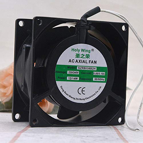 220V 0.08/0.10A SZR8038B2H 8038 8CM high Temperature Resistant Fan