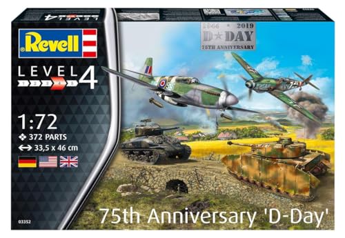 Revell 03352 Coffret D-Day 75ème Anniversaire 1/72 pour collectionneurs de maquettes