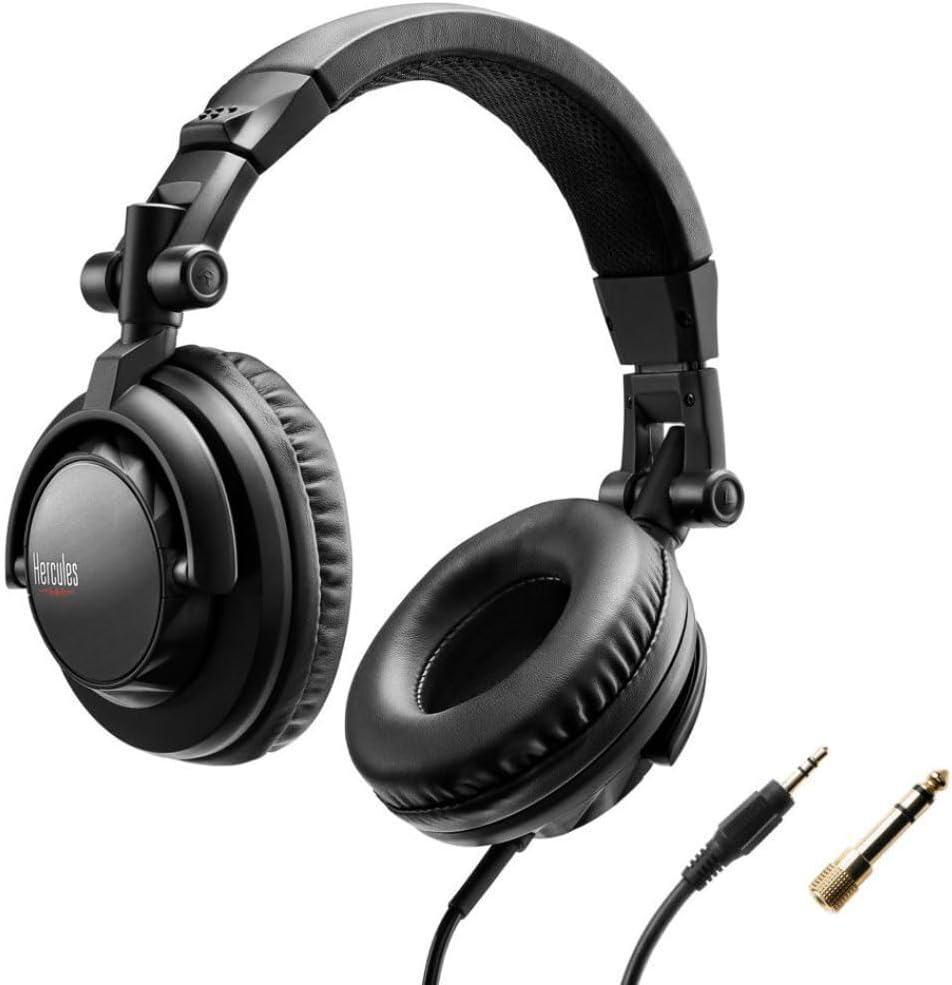 Hercules DJ, 2 DJ Headphones, Black (4780898)