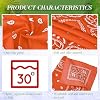 Handepo 100 Pack Bandanas Unisex Paisley Bandanas Bulk Multi Purpose Cowboy Head Wrap Necktie Face Cover Party Supplies, 21.26 inches (Yellow Series,Stylish) #4