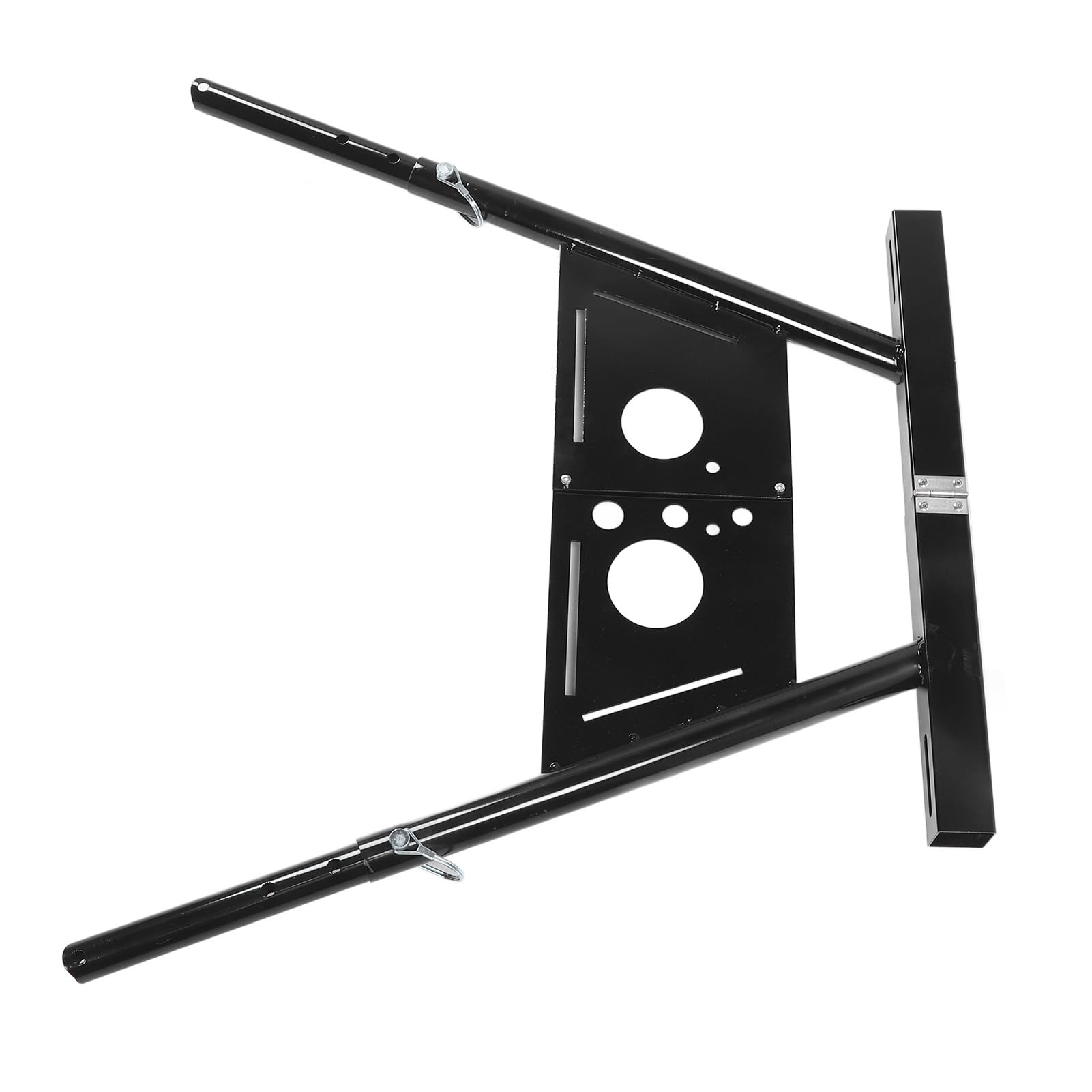 Qcwwy Stabilizator Drabiny do Dachu Profesjonalny Wysuwany Wspornik Drabiny Stalowej Stabilizator o Lekkiej, Przenośnej Konstrukcji Zapewniający Bezpieczne Prace Nad głową Czyszczenie Przycinania