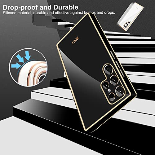 XCYYOO Cover Samsung Galaxy S23 Ultra, Placcatura