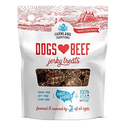 Farmland Traditions Beef Jerky Treats for Dogs (40 oz.) Cover