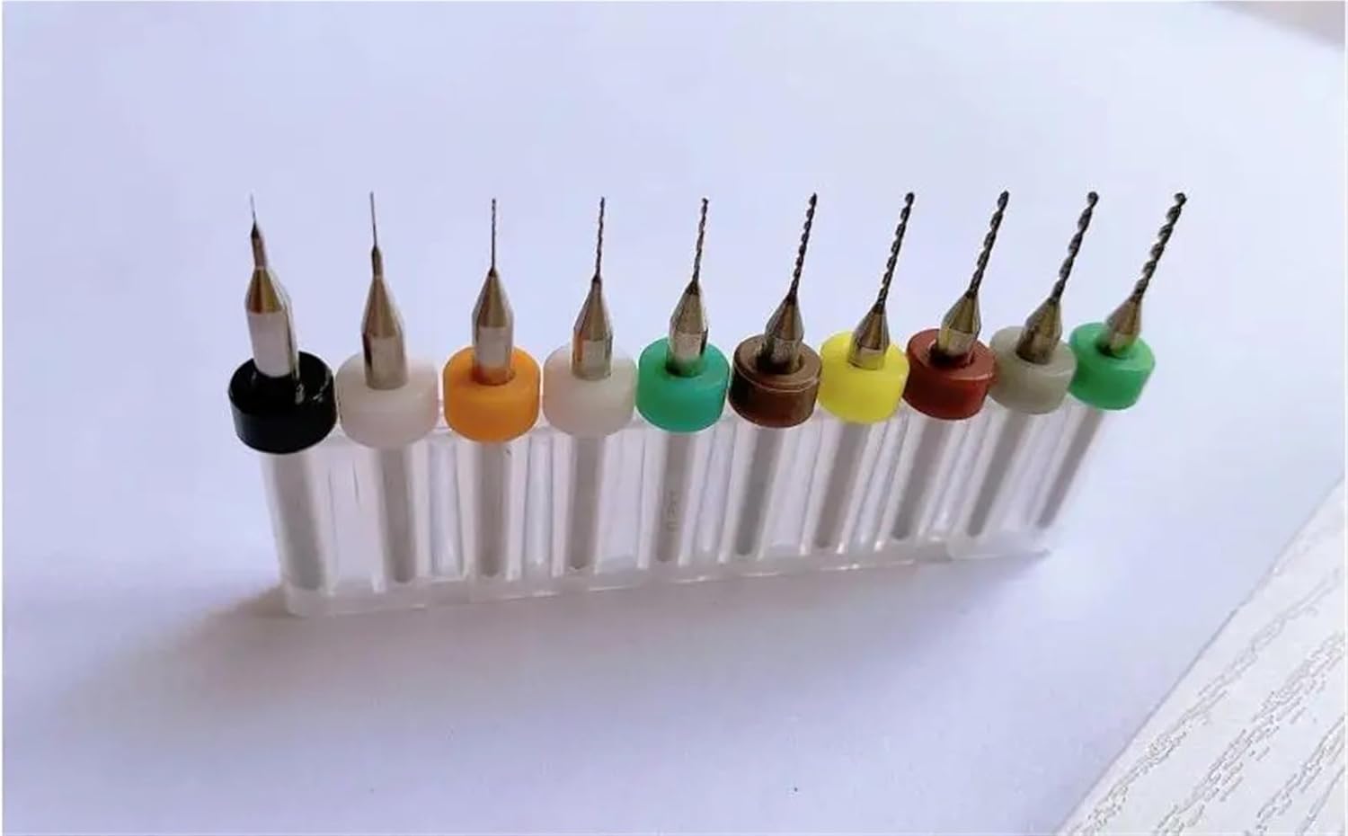 0.1-3.175mm Alloy Tungsten Steel Twist Drill Engraving Bit Drill Bit Shank 3.175mm 10Pcs(2.25mm)