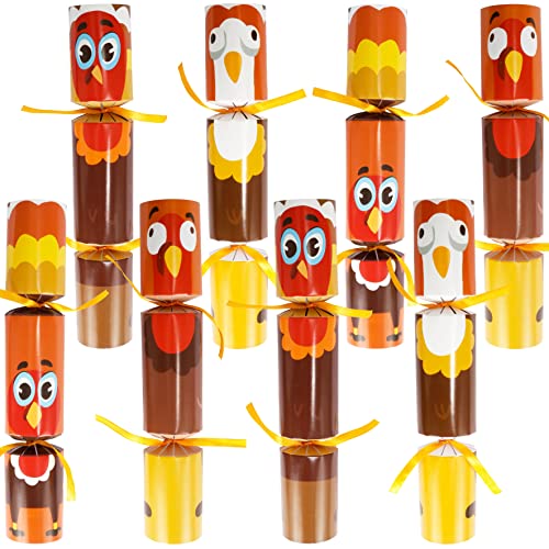 JOYIN 8 PACK Thanksgiving Non-Snap Party Favor, Turkey Style...