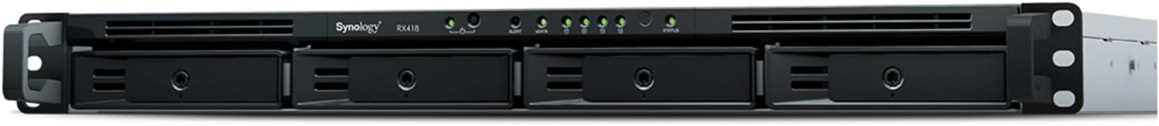 Synology RX418 Rack (1U) Black Disk Array