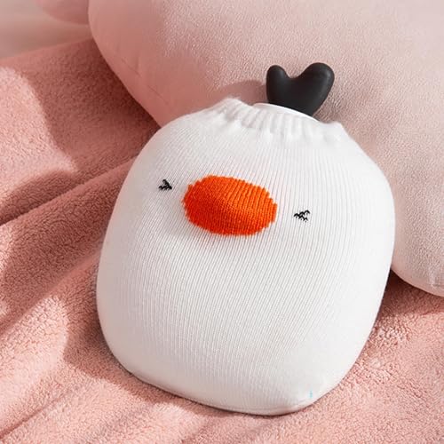 Bouillotte en silicone avec housse tissée pour chauffage durable