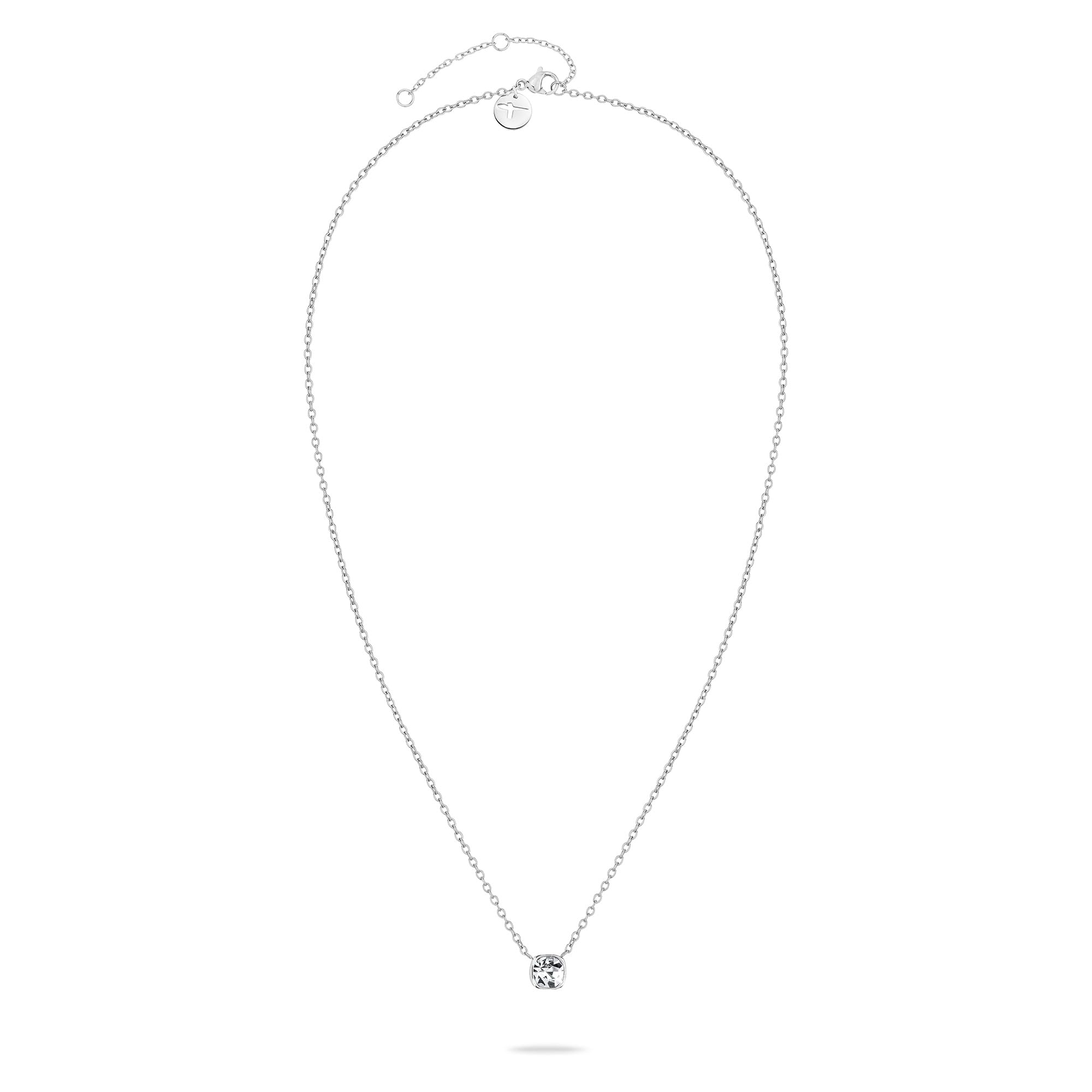 Tamaris Halsketten Layering Set für Damen, Halsschmuck einzeln tragbar und Größenverstellbar, wasserfest aus Edelstahl