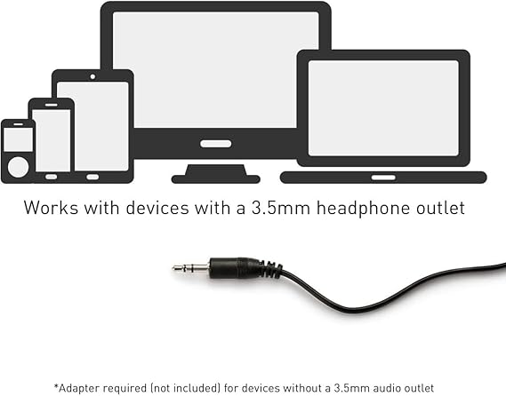 Panasonic Headphones, Lightweight Over The Ear Wired Headphones with Clear, Sound and XBS for Extra Bass, Long Cord, 3.5mm Jack for Phones and Laptops RP-HT161-K (Black)