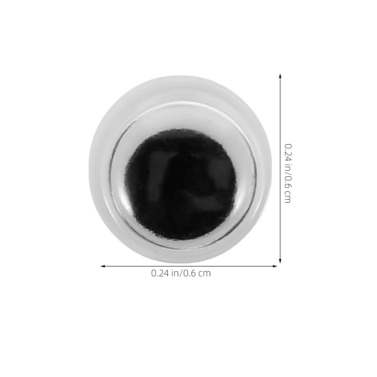 HOODANCOS Big Self-Adhesive Eyes 400pcs Moveable Eyes for DIY Toys for Birthday Party Favors for Stuffed Animals