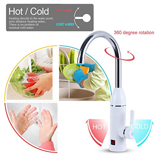 Chauffage rapide de l'eau avec le robinet électrique pour évier de cuisine - 5