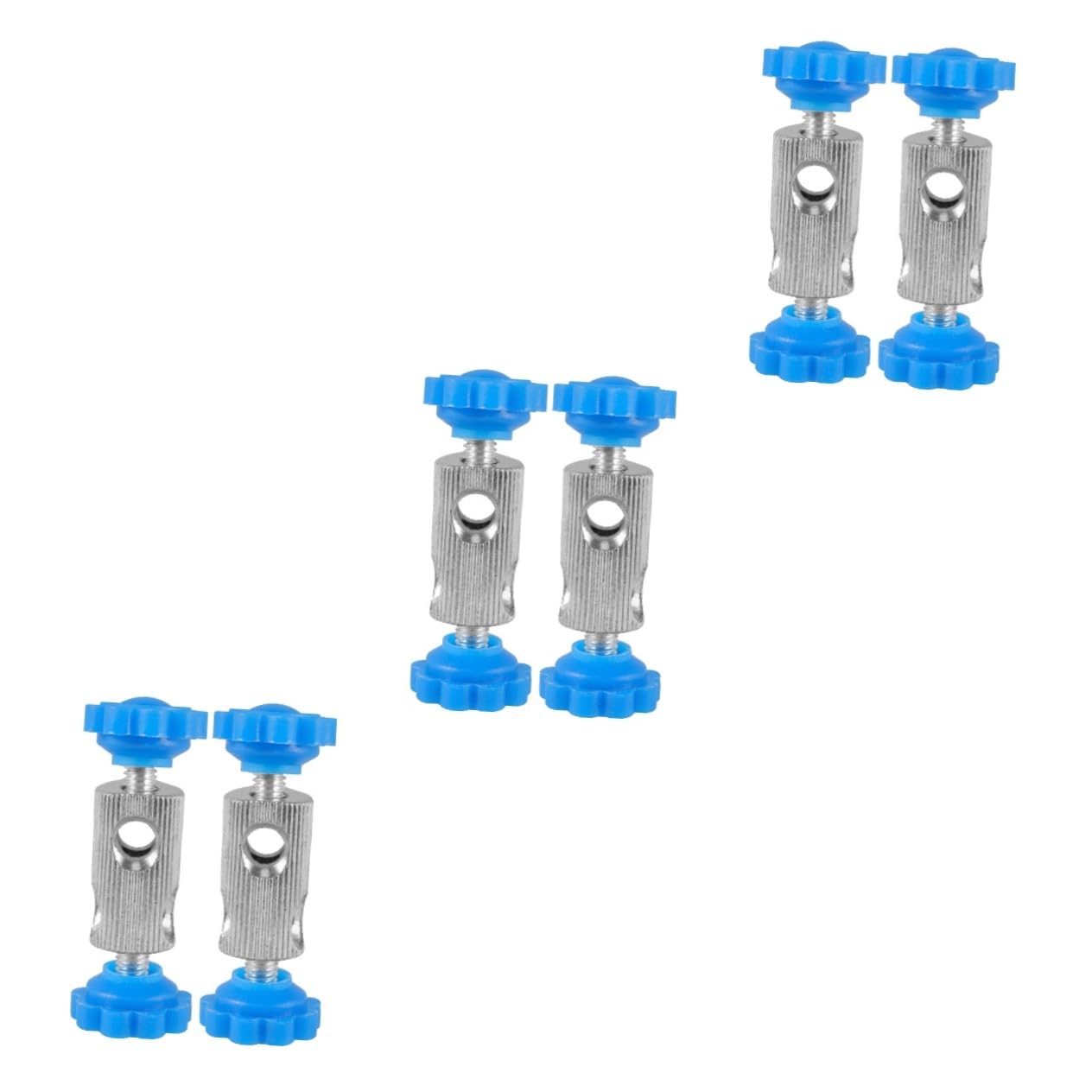 FUNOMOCYA 3sets Heavy Duty Lab Stand Clamps Holder Clamps Laboratory Stand Sturdy for Lab Equipment 2pcs*3