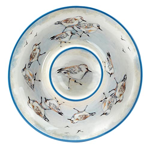 Certified International Shorebirds Chip & Dip, 13.5