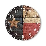 ★ Design minimaliste : Design simple et facile, sans cadre ni couvercle en verre. Cette horloge murale rustique mesure 25 cm de diamètre et est parfaitement dimensionnée pour s'adapter à presque tous les endroits où vous souhaitez la placer. Alimentée par 1 pile AA (non incluse). Comprend 1 trépied. Peut être utilisée comme décoration de bureau.