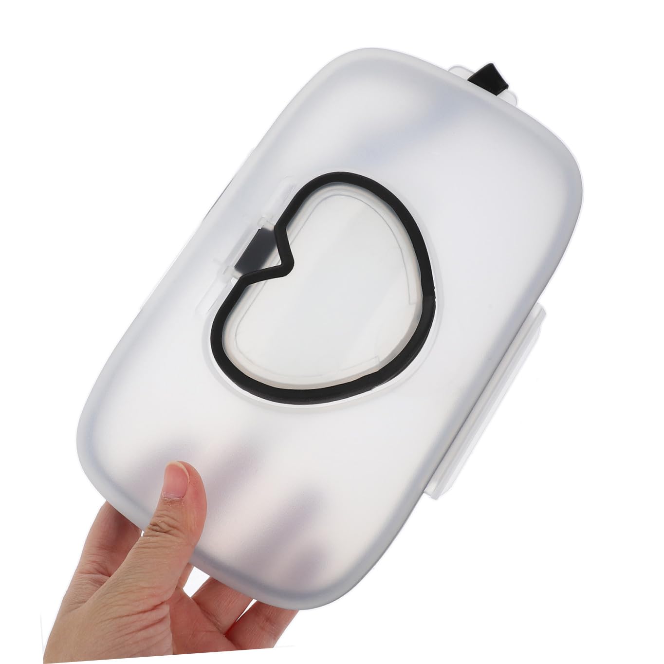 Ciieeo Lot De 5 Porte-lingettes Portables Pour Bébé Distributeur De Lingettes En Plastique De Voyage Couvercle De Boîte À Mouchoirs Utilisation Facile Dune Seule Main