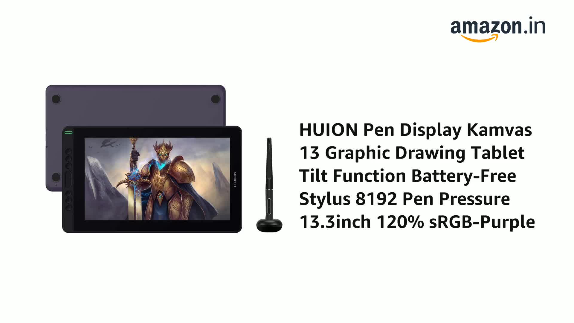Amazon.in: Buy HUION KAMVAS 13 Drawing Tablet with Screen, Full