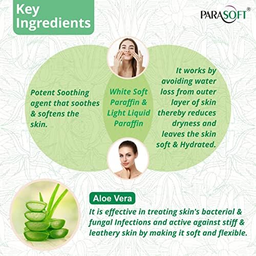 Image of Parasoft Moisturizing Cream with Aloe Vera - 200g (Pack of 8) | Deep Hydration Intense Moisturizer for Dry & Dehydrated Skin, Non-Greasy, All-Season Daily Skincare, Dermatologist Tested, Paraben-Free