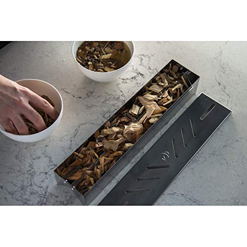 Napoleon Stainless Steel Smoker Box 67013 Add Smoky Flavor to BBQ, Easily Turn Gas Grill Into Smoker, Add Wood Chips or Chunks to Smoke Food on Barbecue 16.25 x 2.54 x 3.5 by Napoleon - Image 8