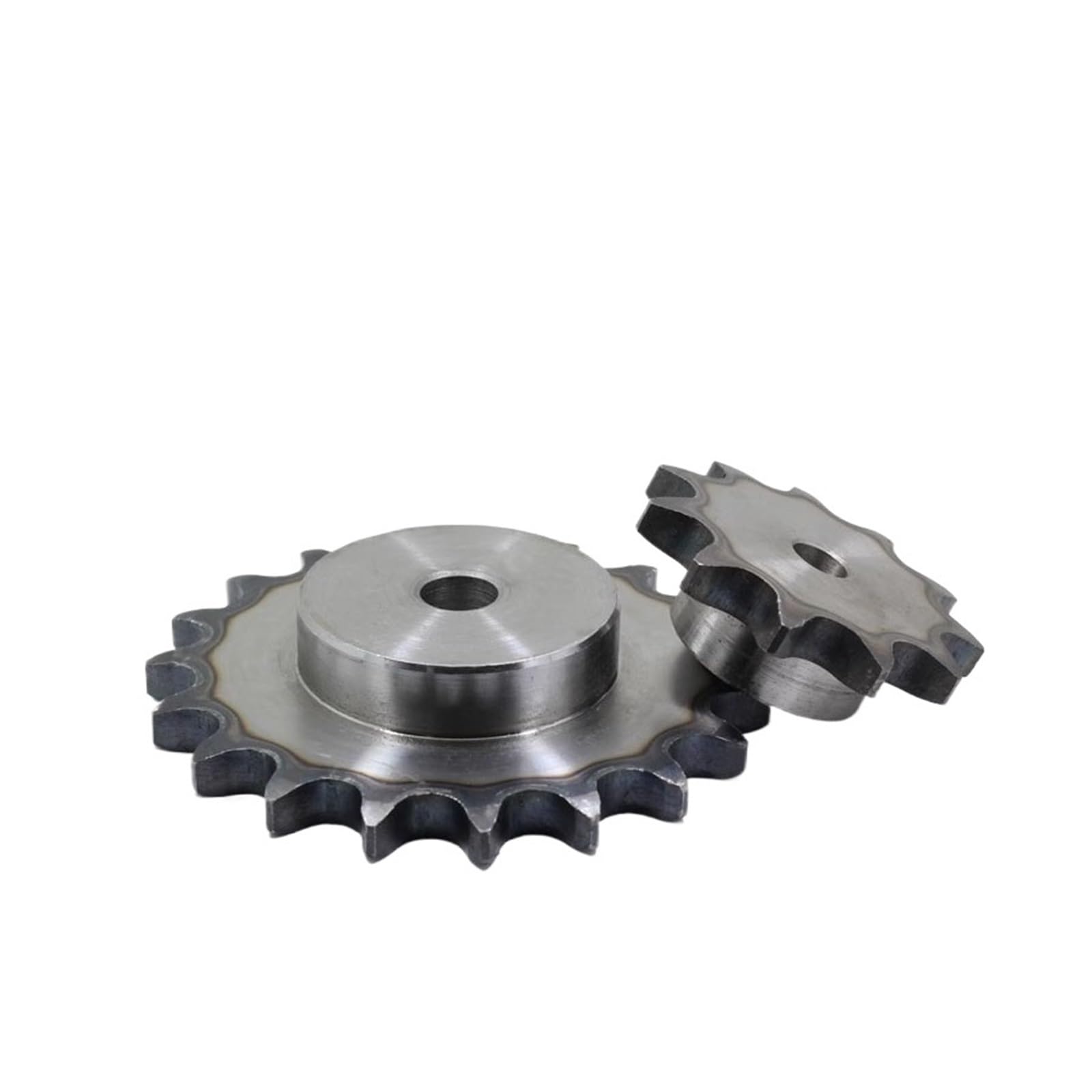 Piñones de cadena de acero, piñón de 2 puntos, 04C, 25H, 8 dientes a 37 dientes de piñón de dientes 45 # Paso de acero 6,35 mm transmisión CNC (1 ud, 33T D69)
