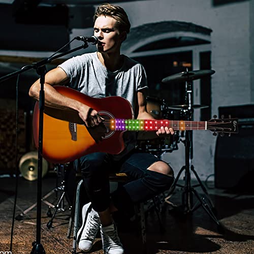Guitare Acoustique avec Lumières LED Kits de Guitare à Cordes en Acier de 41 Pouces avec Capodastre, Sangle, Médiators… - Les Beatles, Paul McCartney, John Lennon, RIngo Starr, George Harrison Guitare Acoustique avec Lumières LED Kits de Guitare à Cordes en Acier de 41 Pouces avec Capodastre, Sangle, Médiators… – Image 4