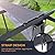 HAPPATIO 10' X 13' Outdoor Retractable Pergola Canopy for Deck, Backyard, Patio, Aluminum Pergola with Sun Canopy, Includes Ground Studs and Expansion Screws (Grey)