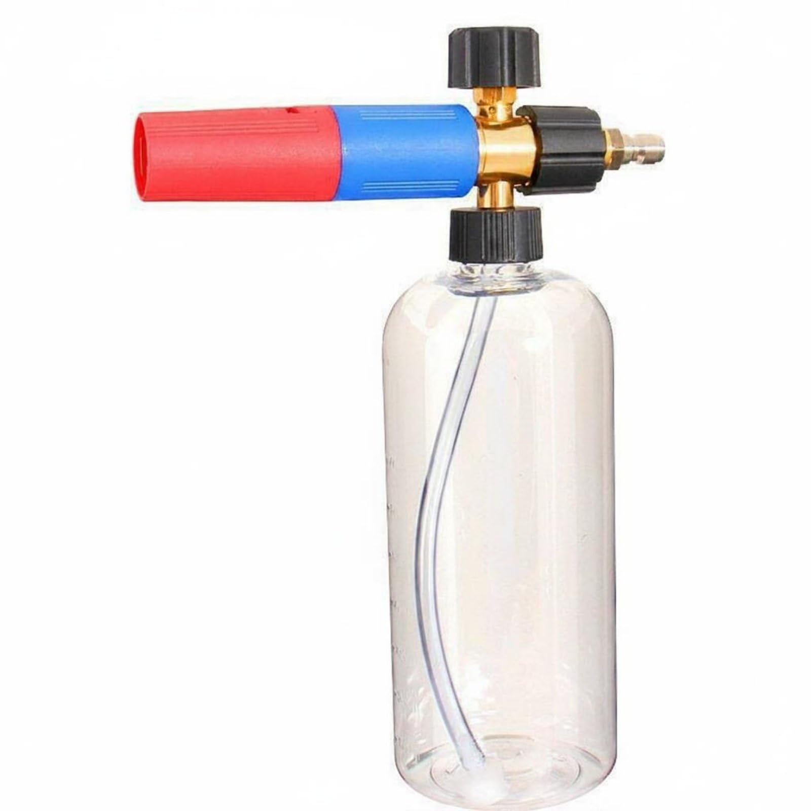 Ojiva® Solid Brass Core ABS Cannon Wide Fan Spray ABS ABS Lance, Red Blue | Built as a solid brass-core ABS cannon for dependable use as a car wash accessory, with metal construction that helps-image-44
