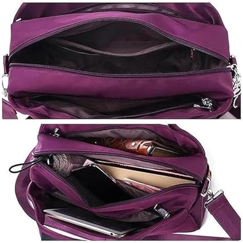 Blaciokamith Tote Bag, Soft Side Lightweight Underseat Tote Bag, Fashion Waterproof Anti-Theft Handbag Crossbody3