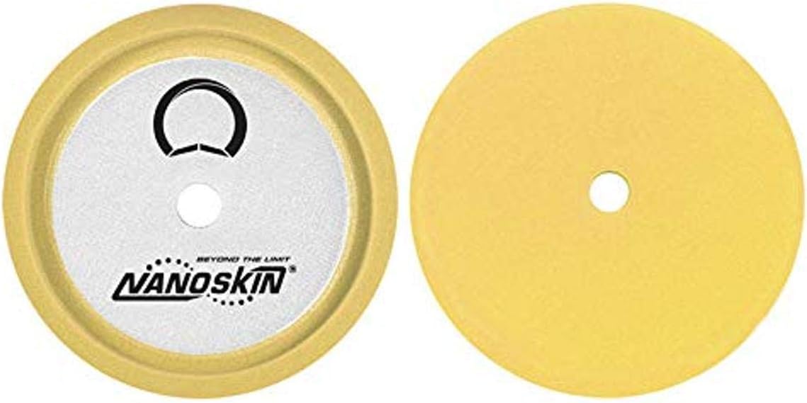 Nanoskin 8" Speedy Waffle Foam Buffing Pad - Removes Surface Defects on Cars, Trucks, RVs, Boats & More | Recessed Loop Backing | Use with Rotary Polisher | Designed for Even Pressure Distribution