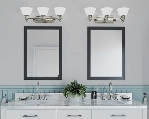 Miniatura 5 de Progress Lighting P3163-15 Soporte de baño de 3 luces, cromo pulido