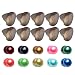 JNMM Freshwater Oysters with Twin Pearls Inside Cultured Round Pearl Oysters 10 Shining Meaningful Color, Oysters with Pearls Inside Total 20 Pearls (7-8mm, 10 PCs/lot)