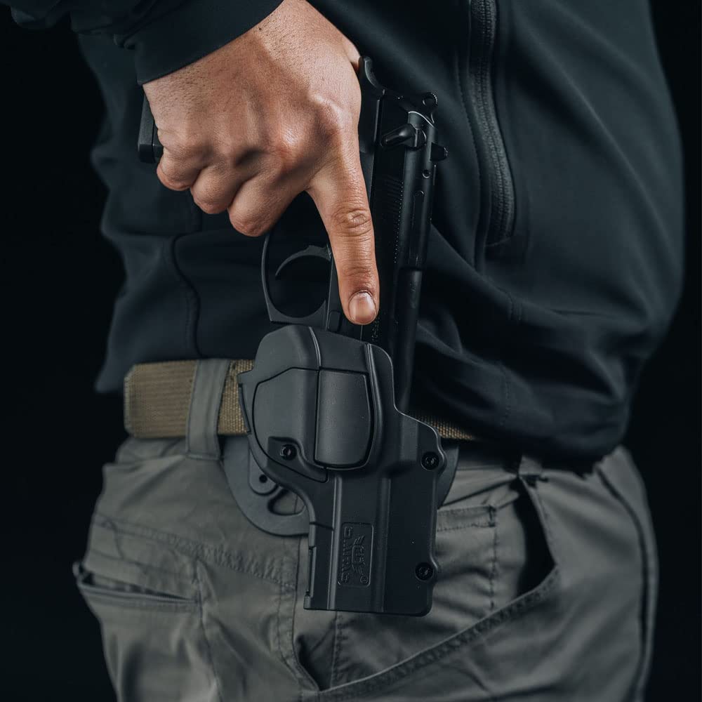 Beretta 92fs 98fs kabury na broń, praworęczne, czarne, taktyczna kabura zewnętrzna