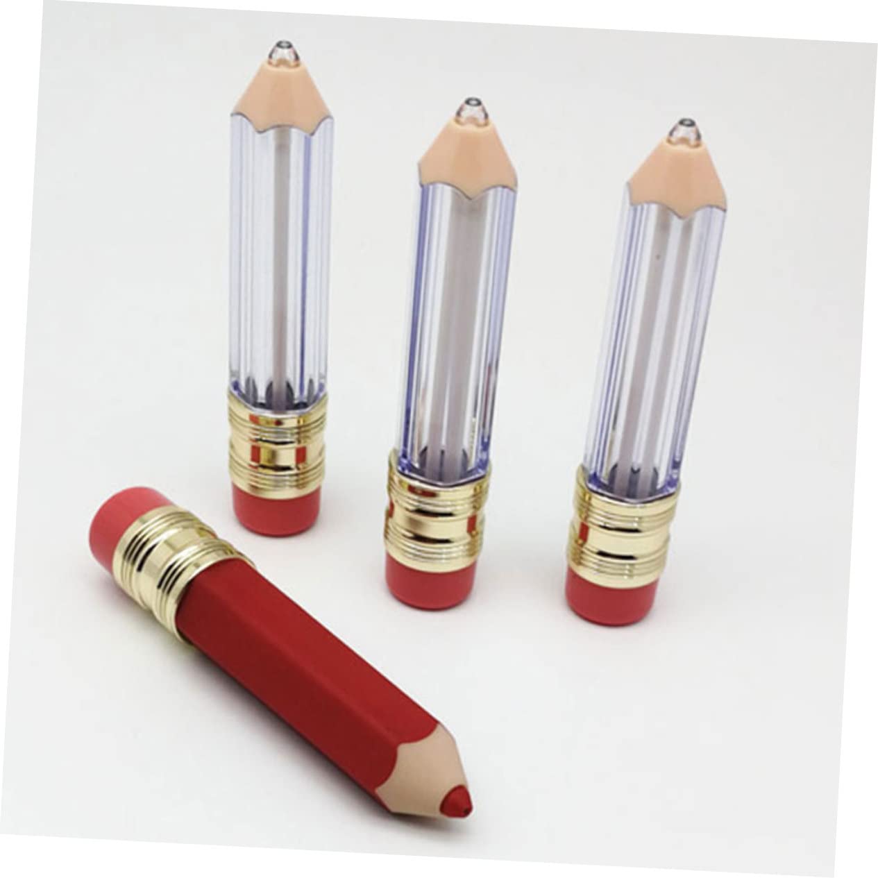 5 Sätze Leere Tube Lipgloss Behälter Lippenfüller Glanz Röhren Lippenröhrchen Leer Bulk-lipgloss Bleistift Lippenbalsam Tube Lipgloss-flaschen Plastik 6 Stück * 5