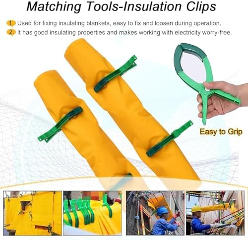 High Voltage Insulated Mat - 0.4KV Non-Conductive Safety Blanket for Power Equipment, Electric Shock Protection Tool (60x80cm) - Essential Electrical Insulation