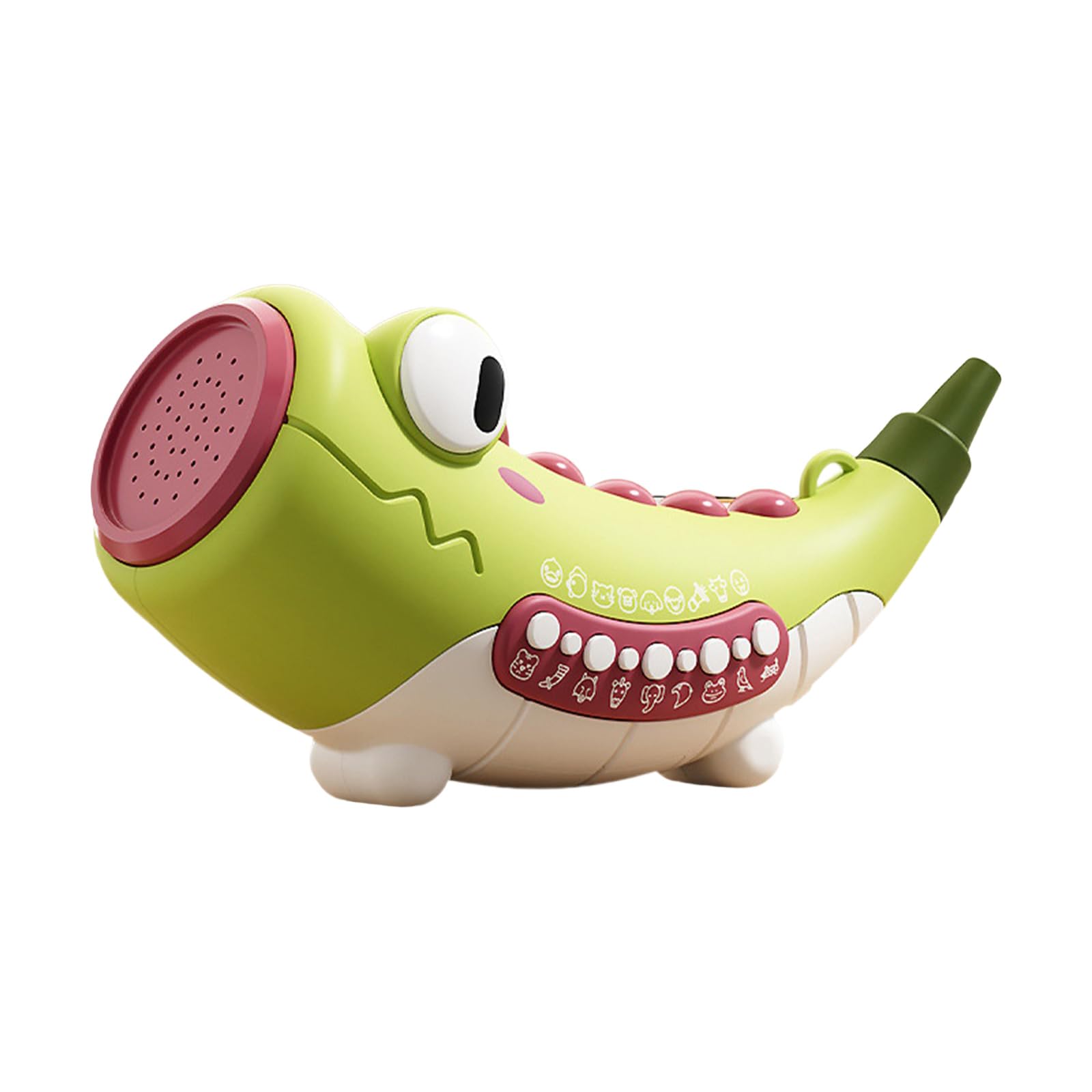 XAGMODSHN Children Respiratory Training Trumpet Toy Dinosaur Horn Musical with Multiple Animal Sound Travel Friendly Kids Kids Blowing Instrument