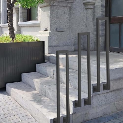 Rampe de sécurité en fer forgé pour escalier de terrasse - 2