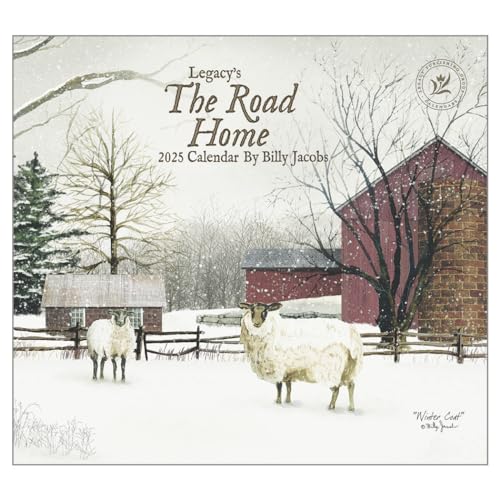 Legacytheroadhome675x6embossedpaper2025miniwallcalendar  Urban Country Home Decor Legacy the road home 675 x 6 embossed paper 2025 mini wall calendar  urban country home decor
