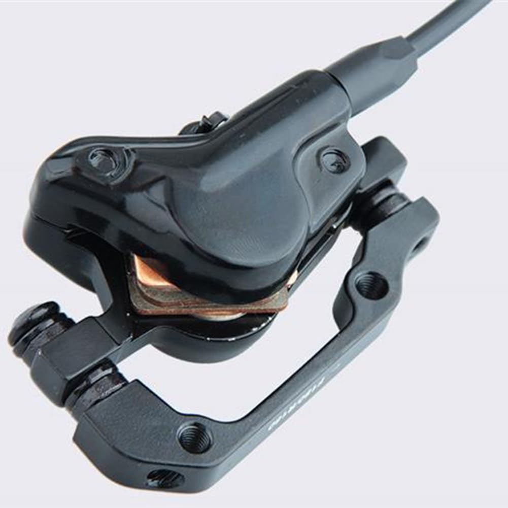 FACAIIO Frein à disque hydraulique pour vélo électrique, double étriers avant et arrière avec interface SM 2 broches, compatible avec rotors de 140/160/180/203 mm, noir