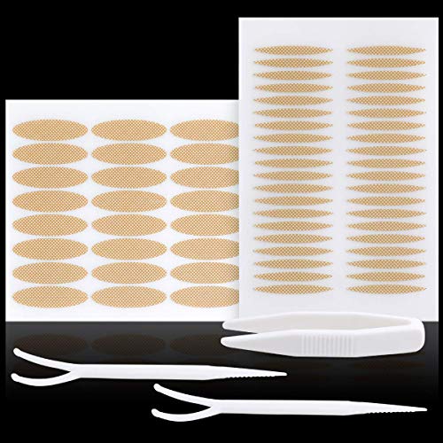 2400 Stück Augenlid Tape, Augenlid Aufkleber, Schöne Offene Augen Lid Aufkleber, Tape Streifen zum Augenlid-Lifting ohne OP - Wasserfest, Kleine Schönheitshelfer (color) Cover