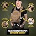 Tactical Baby Gear Tactical Baby Carrier for Dads – Ergonomic, Hip Healthy & Comfortable for Infants and Toddlers (8–33 lbs) (Black)