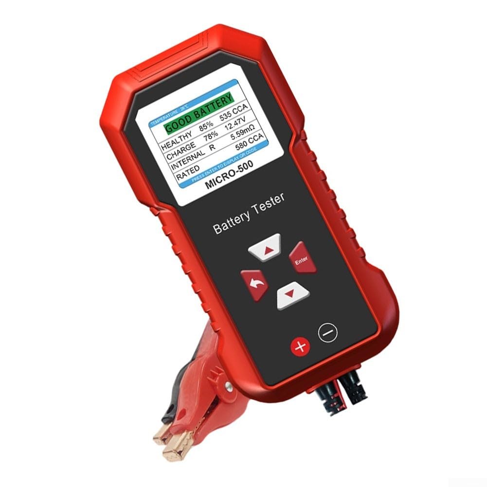 Comprobador de batería de 12 V para moto Start-Stop Test Test Battery