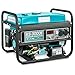 Produktbild Könner & Söhnen KS 3000E Stromerzeuger, 7 PS 4-Takt Benzinmotor, Kupfer Alternator, E-Start, 3000 Watt, 16A, 230V Generator, für Kleinhaus, Garage oder Camping Blau3e