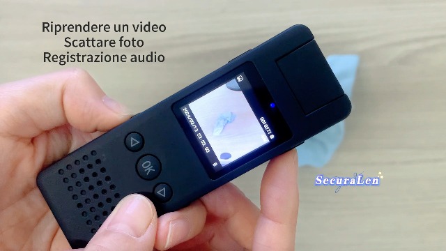 Body Cam SecuraLen 1080P HD - Visione Notturna, Rilevamento Movimento, Obiettivo Rotante 180° - Foto 8